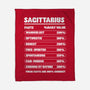 Sagittarius Facts Chart-None-Fleece-Blanket-MaxoArt