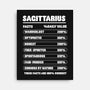 Sagittarius Facts Chart-None-Stretched-Canvas-MaxoArt