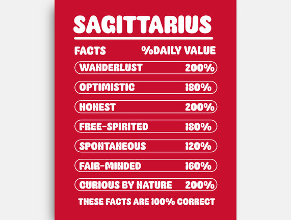 Sagittarius Facts Chart