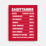 Sagittarius Facts Chart-None-Stretched-Canvas-MaxoArt
