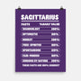 Sagittarius Facts Chart-None-Matte-Poster-MaxoArt
