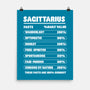 Sagittarius Facts Chart-None-Matte-Poster-MaxoArt