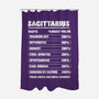 Sagittarius Facts Chart-None-Polyester-Shower Curtain-MaxoArt