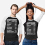 Sagittarius Facts Chart-Unisex-Baseball-Tee-MaxoArt