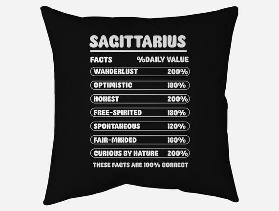 Sagittarius Facts Chart