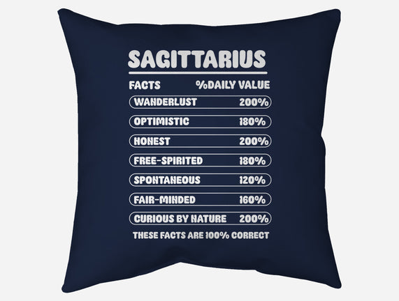 Sagittarius Facts Chart