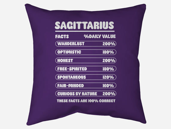 Sagittarius Facts Chart