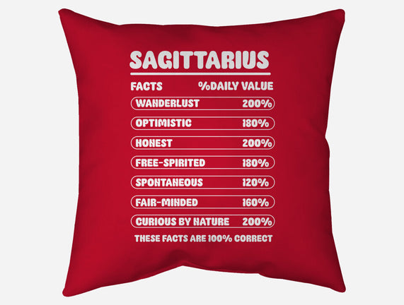 Sagittarius Facts Chart