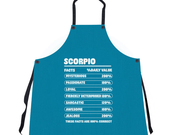 Scorpio Facts Chart