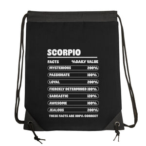 Scorpio Facts Chart