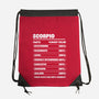 Scorpio Facts Chart-None-Drawstring-Bag-MaxoArt