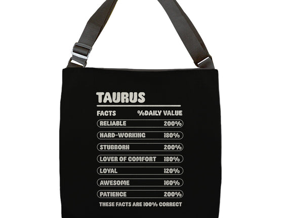 Taurus Facts Chart