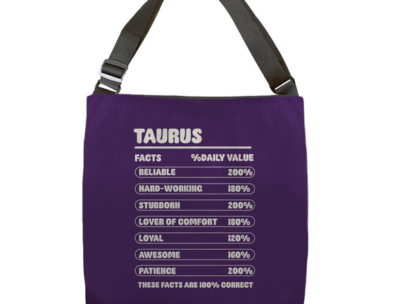 Taurus Facts Chart