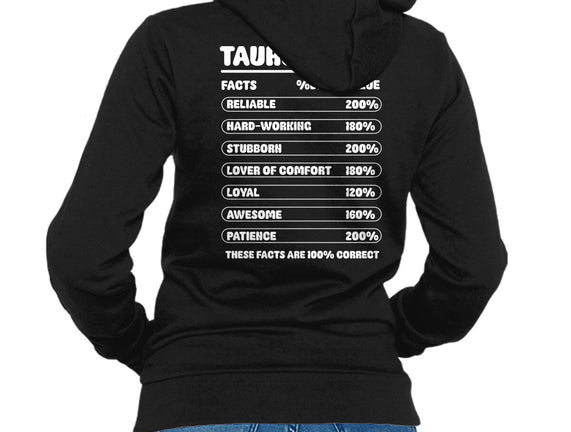 Taurus Facts Chart