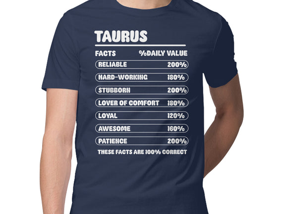 Taurus Facts Chart