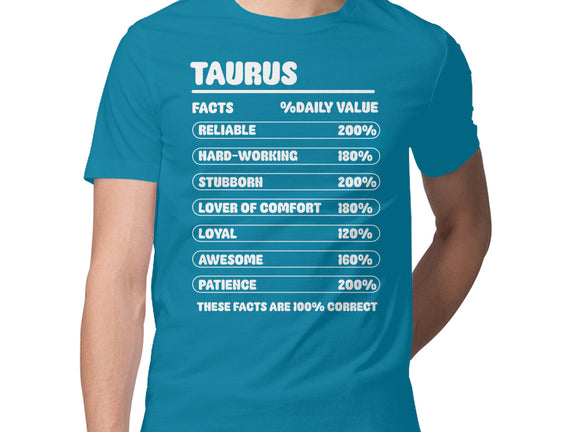 Taurus Facts Chart