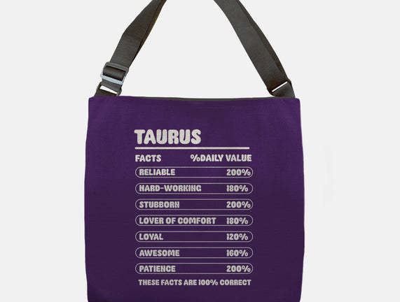 Taurus Facts Chart