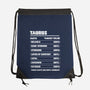 Taurus Facts Chart-None-Drawstring-Bag-MaxoArt