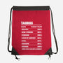 Taurus Facts Chart-None-Drawstring-Bag-MaxoArt