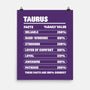 Taurus Facts Chart-None-Matte-Poster-MaxoArt
