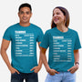 Taurus Facts Chart-Unisex-Basic-Tee-MaxoArt