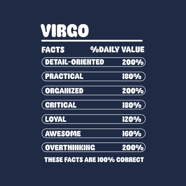 Virgo Facts Chart-Unisex-Basic-Tee-MaxoArt