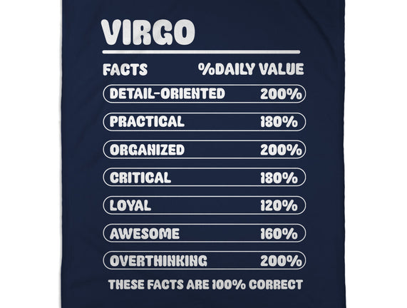 Virgo Facts Chart