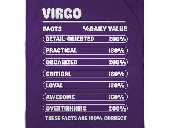 Virgo Facts Chart