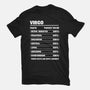 Virgo Facts Chart-Mens-Premium-Tee-MaxoArt