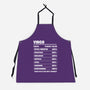 Virgo Facts Chart-Unisex-Kitchen-Apron-MaxoArt