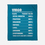 Virgo Facts Chart-None-Fleece-Blanket-MaxoArt
