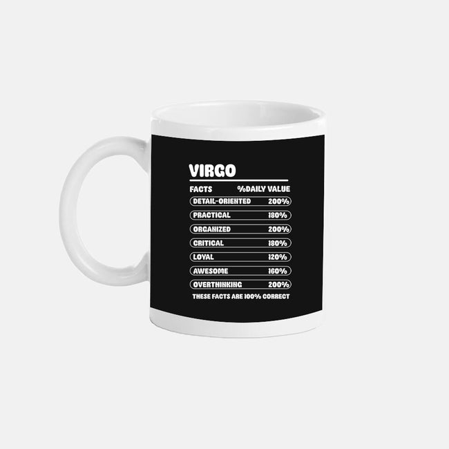 Virgo Facts Chart-None-Mug-Drinkware-MaxoArt