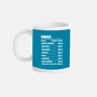 Virgo Facts Chart-None-Mug-Drinkware-MaxoArt