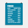 Virgo Facts Chart-None-Matte-Poster-MaxoArt