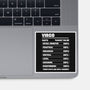 Virgo Facts Chart-None-Glossy-Sticker-MaxoArt