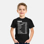Virgo Facts Chart-Youth-Basic-Tee-MaxoArt