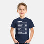 Virgo Facts Chart-Youth-Basic-Tee-MaxoArt