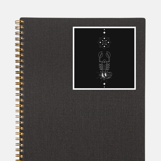 Scorpio Doodle-None-Glossy-Sticker-MaxoArt