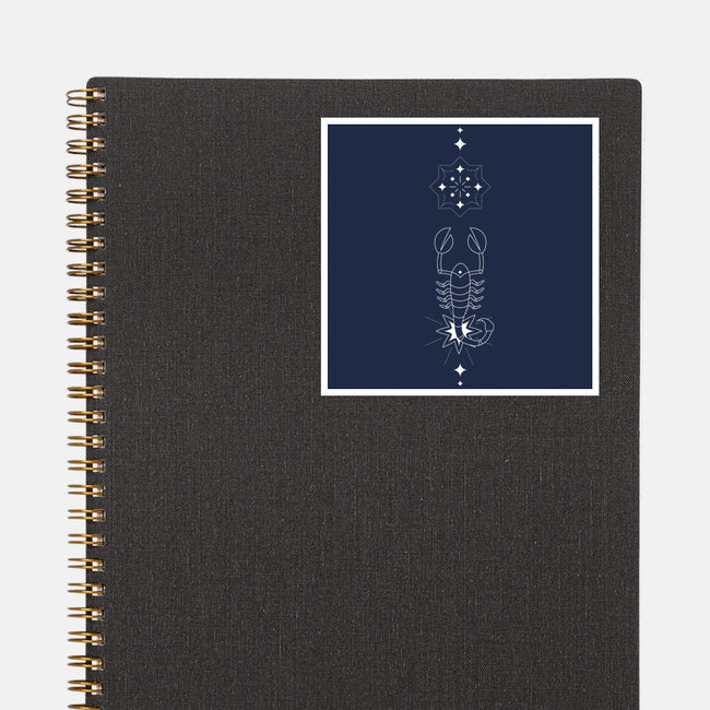 Scorpio Doodle-None-Glossy-Sticker-MaxoArt