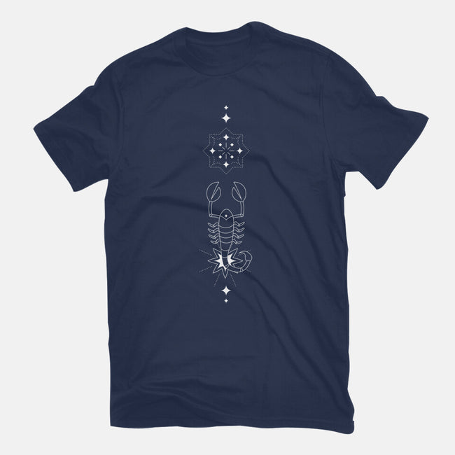 Scorpio Doodle-Mens-Basic-Tee-MaxoArt