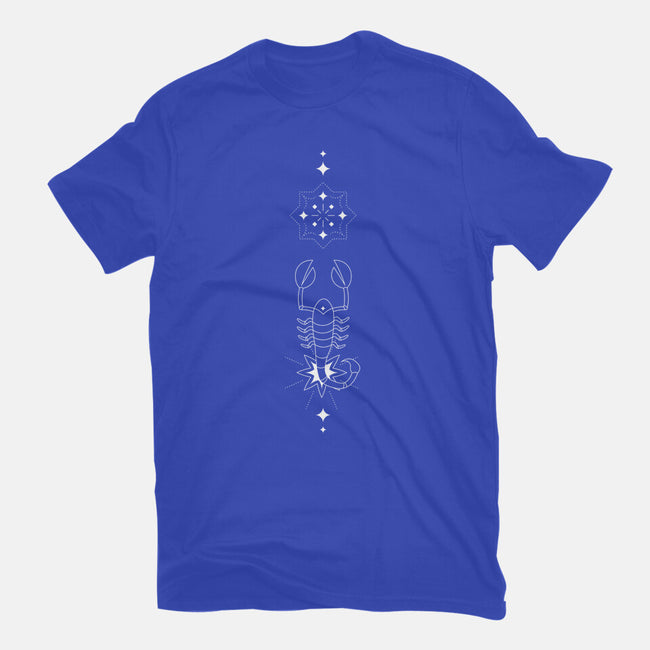 Scorpio Doodle-Mens-Basic-Tee-MaxoArt