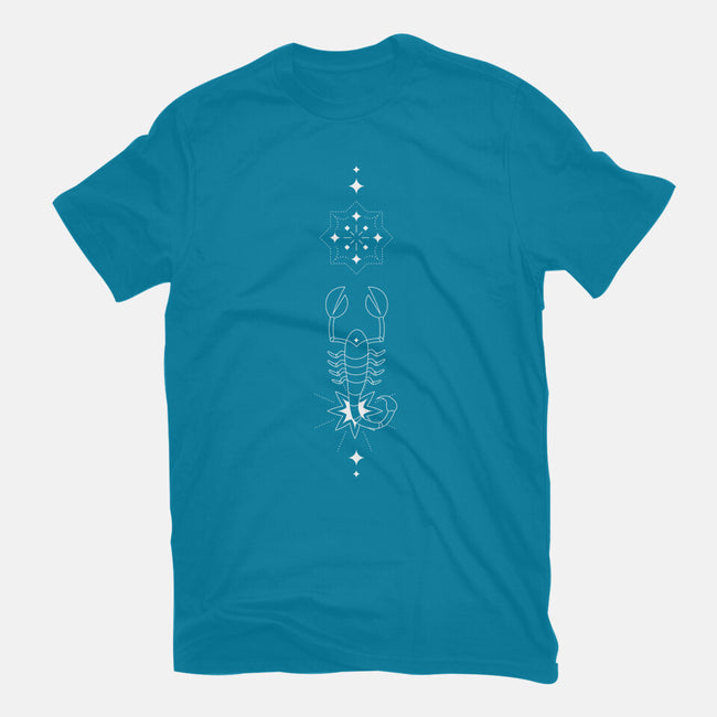 Scorpio Doodle-Mens-Basic-Tee-MaxoArt
