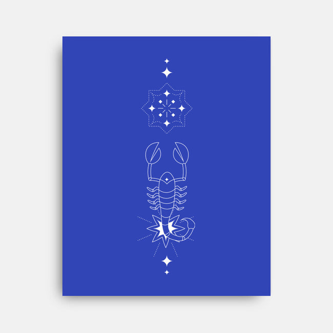 Scorpio Doodle-None-Stretched-Canvas-MaxoArt