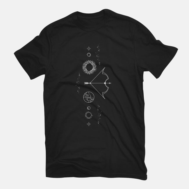 Sagittarius Doodle-Unisex-Basic-Tee-MaxoArt