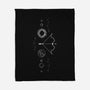 Sagittarius Doodle-None-Fleece-Blanket-MaxoArt