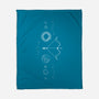 Sagittarius Doodle-None-Fleece-Blanket-MaxoArt