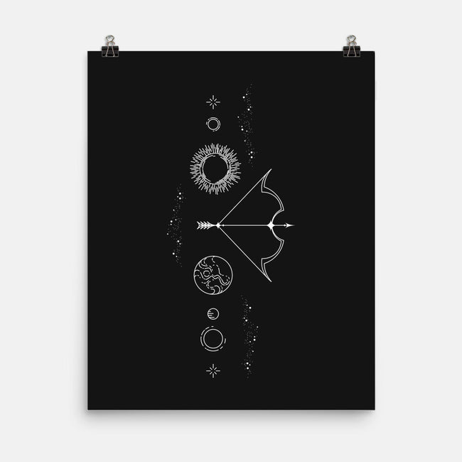 Sagittarius Doodle-None-Matte-Poster-MaxoArt