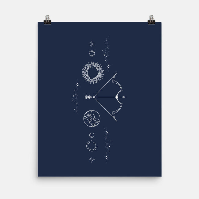 Sagittarius Doodle-None-Matte-Poster-MaxoArt