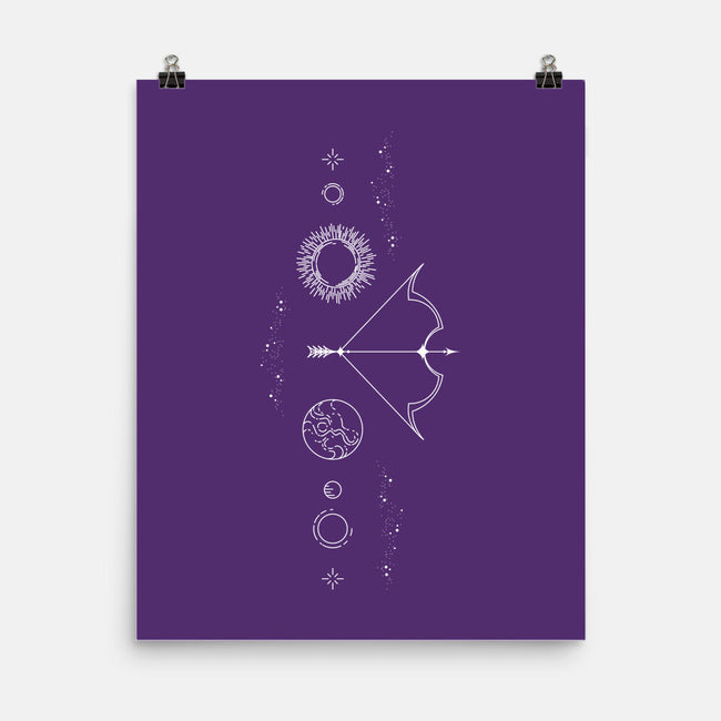 Sagittarius Doodle-None-Matte-Poster-MaxoArt