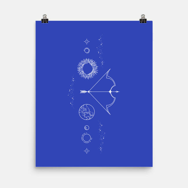 Sagittarius Doodle-None-Matte-Poster-MaxoArt